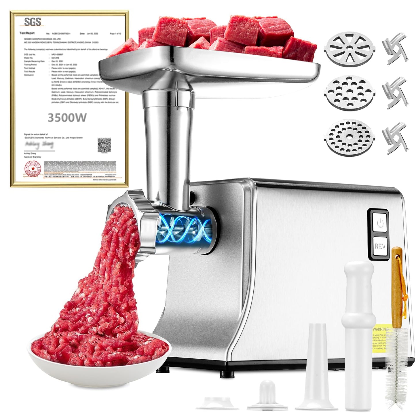 3500W Electric Meat Grinder for Home Kitchen