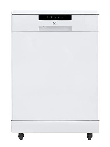 24-Inch Portable Dishwasher with Stainless Steel