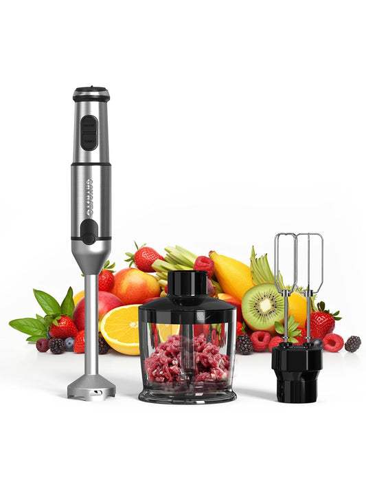 3-in-1 Immersion Blender with Turbo Control
