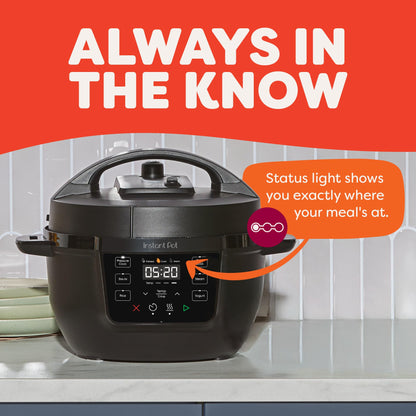 4QT 7-in-1 Multi-Cooker in Black