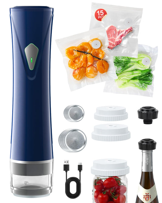 Vacuum Sealer Kit with Bags & Jar Set