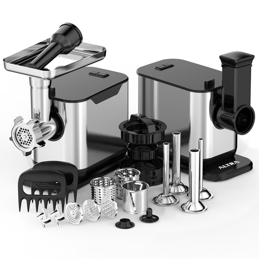 Electric Meat Grinder with Sausage & Grater Set