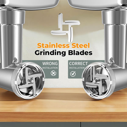 Electric Meat Grinder with Sausage Stuffer Kit