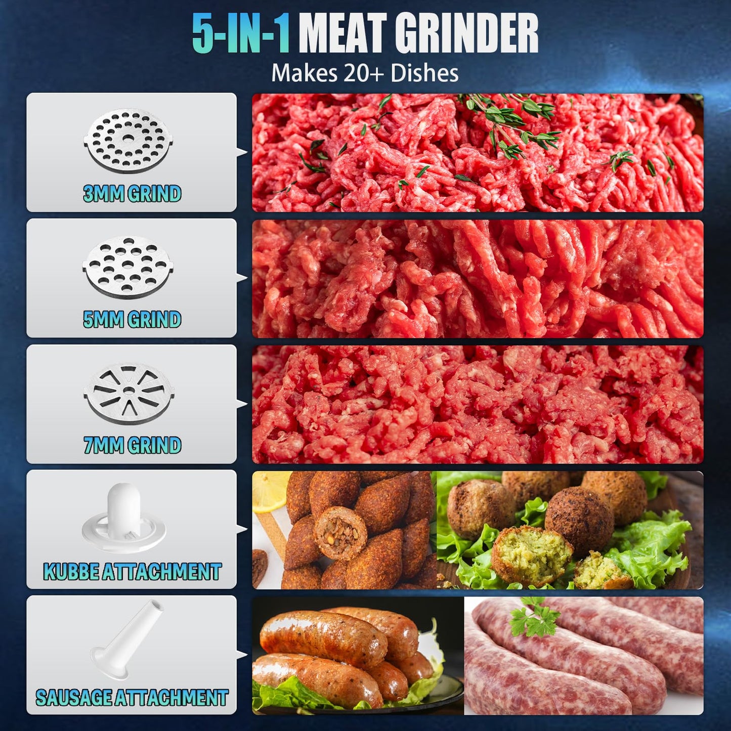 3500W Electric Meat Grinder for Home Kitchen
