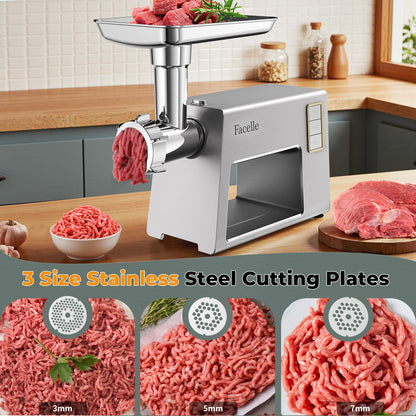 Electric Meat Grinder with Sausage Stuffer Kit