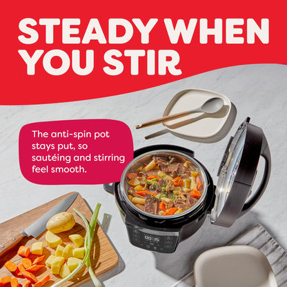 4QT 7-in-1 Multi-Cooker in Black